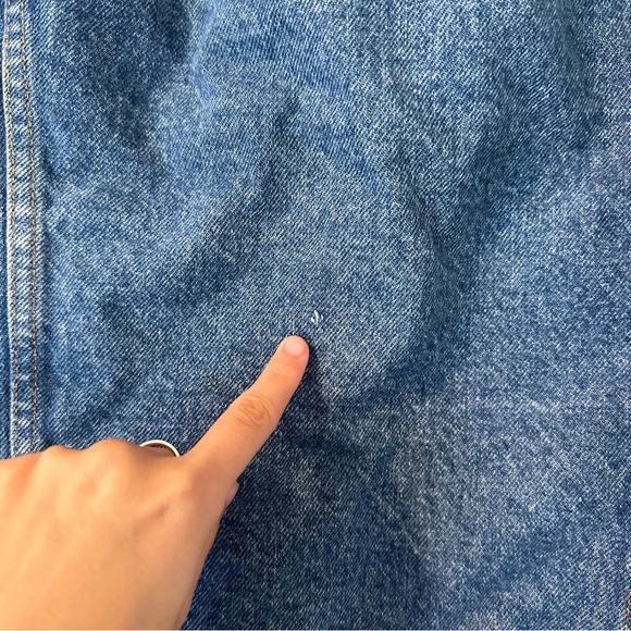 Vintage Levi’s Blanket Lined Denim Troy Trucker Jacket USA Made 71506 Size 42L - Picture 5 of 11